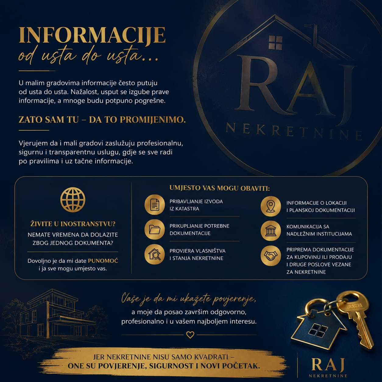 RAJ Nekretnine informacije i usluge